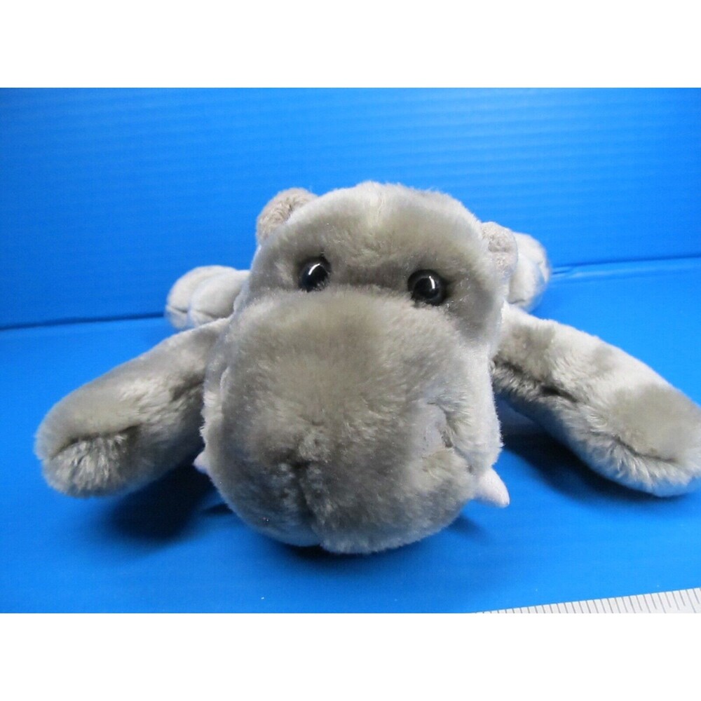 Adventure Newport Aquarium Hippo Haven Hippopotamus Floppy Plush 10"